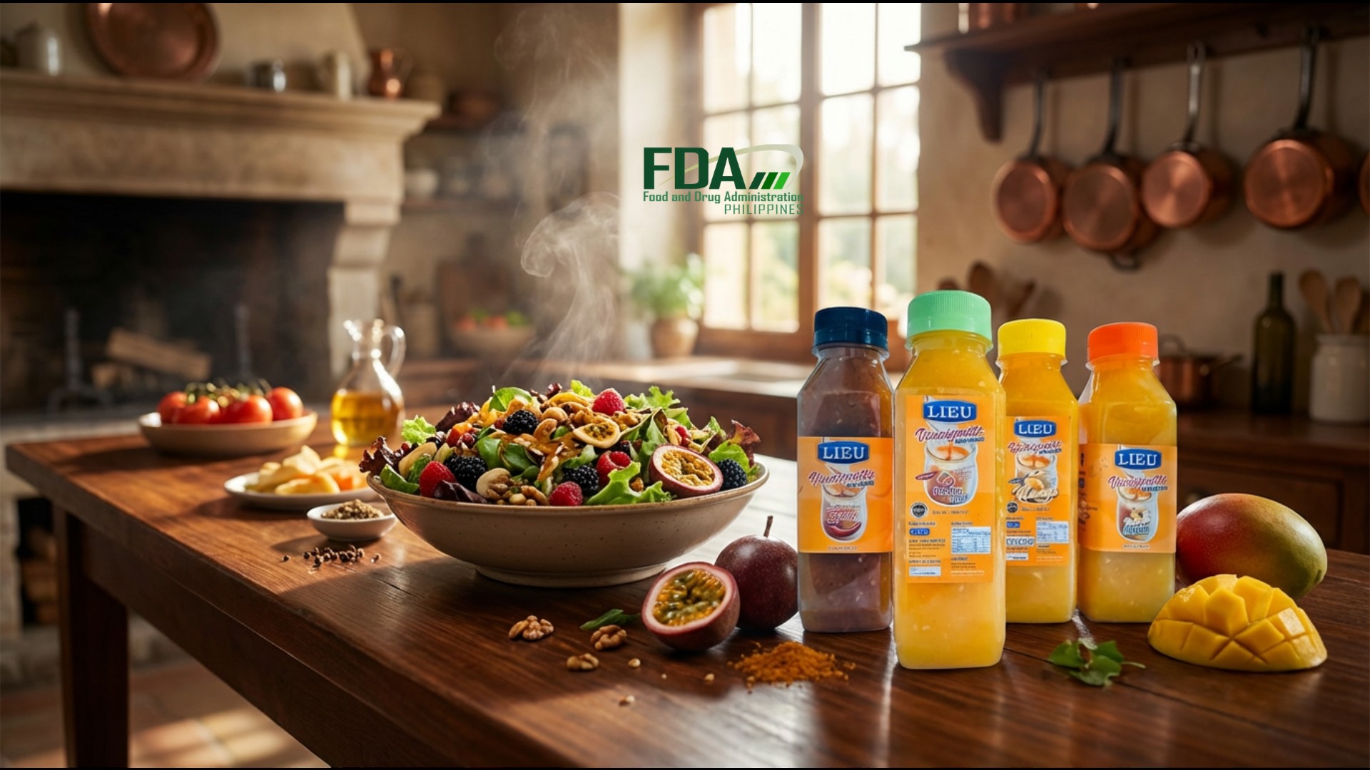 LIEU Vinaigrette Guyabano Mango natural fruit pulp dressing Philippines